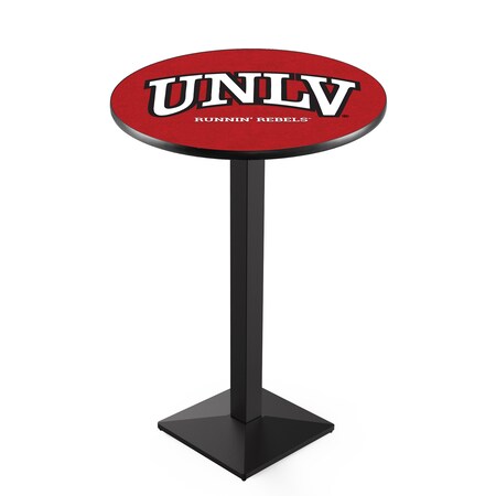 Holland Bar Stool Co 42" Blk Wrinkle UNLV Pub Table L217B4228UNevLV